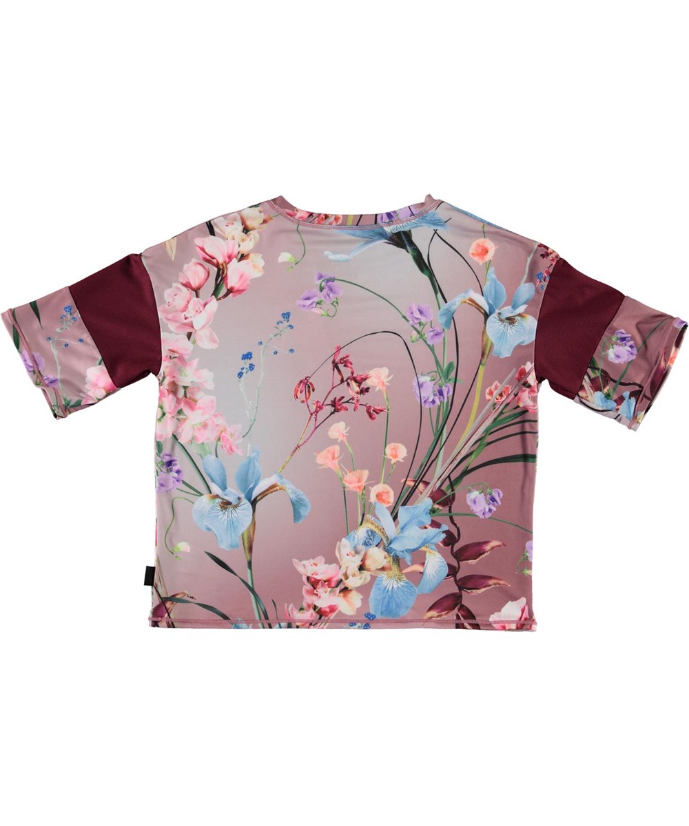 Odessa - Motion Flowers - Blumen-Sport-T-Shirt
