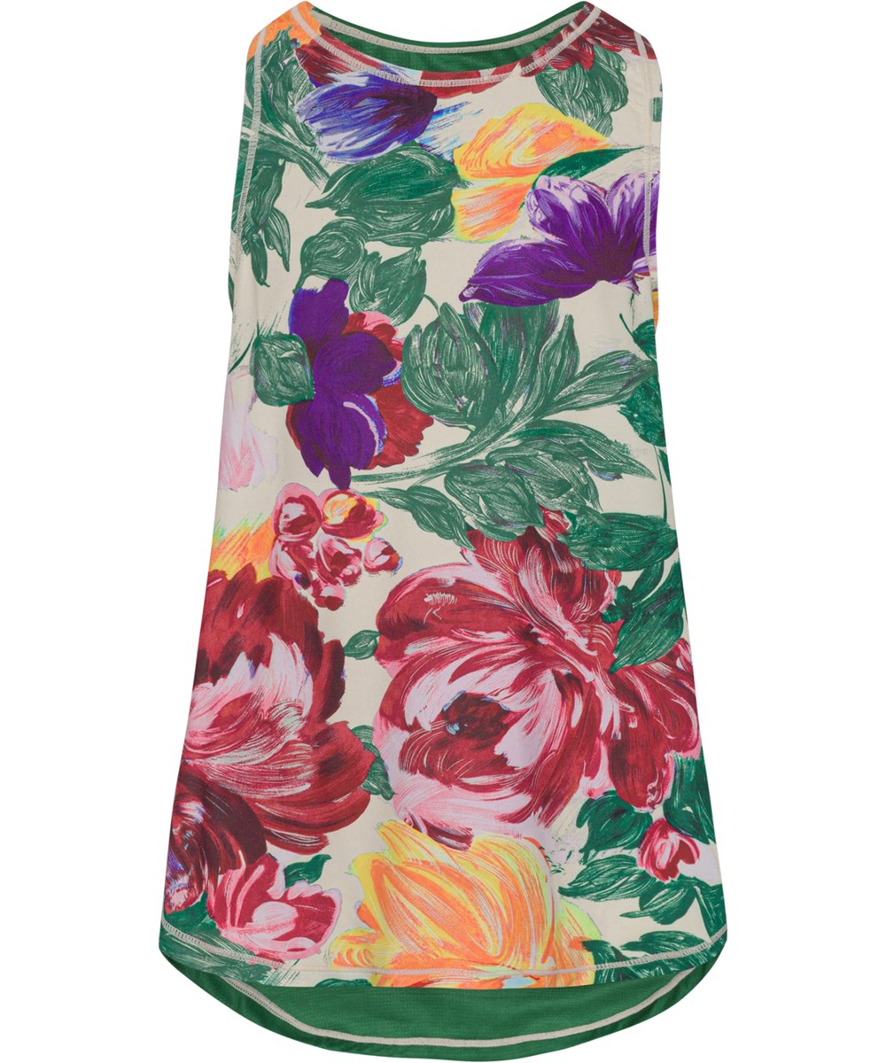 Oriana - Energy Flowers - Sporttop mit Blumendruck