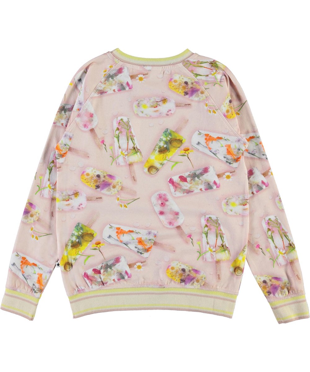Raewyn - Ice Lollies - Öko Pullover mit Eis-Druck
