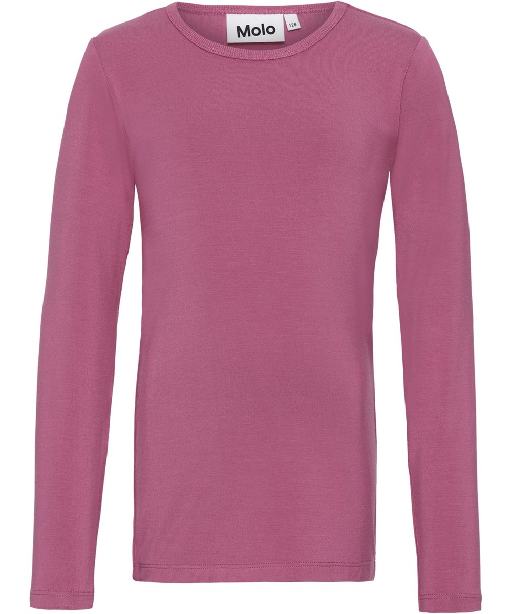 Ramona - Wildrose - Langärmeliger Pullover in Fuchsia