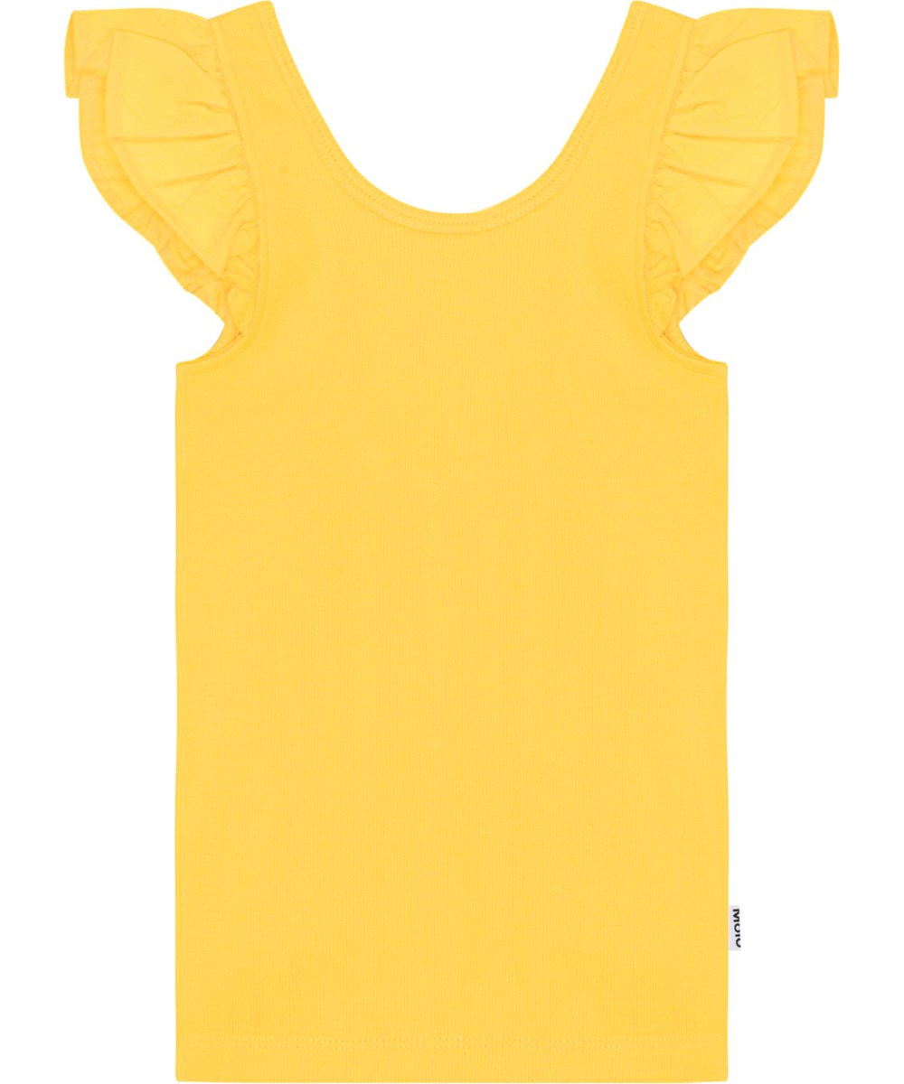 Ranja - Submarine - Gelbes Tanktop aus weicher Öko-Baumwolle