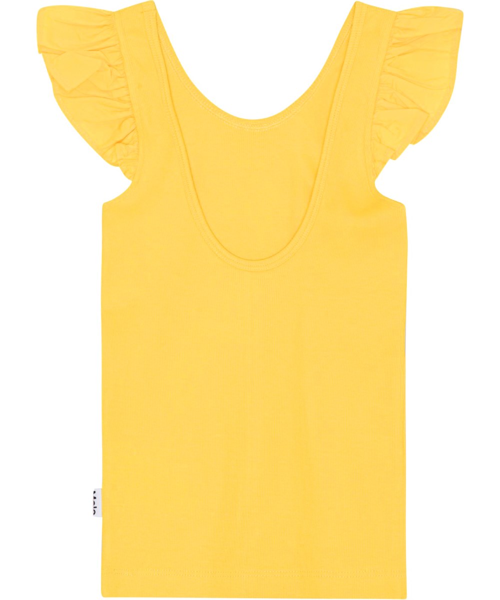 Ranja - Submarine - Gelbes Tanktop aus weicher Öko-Baumwolle