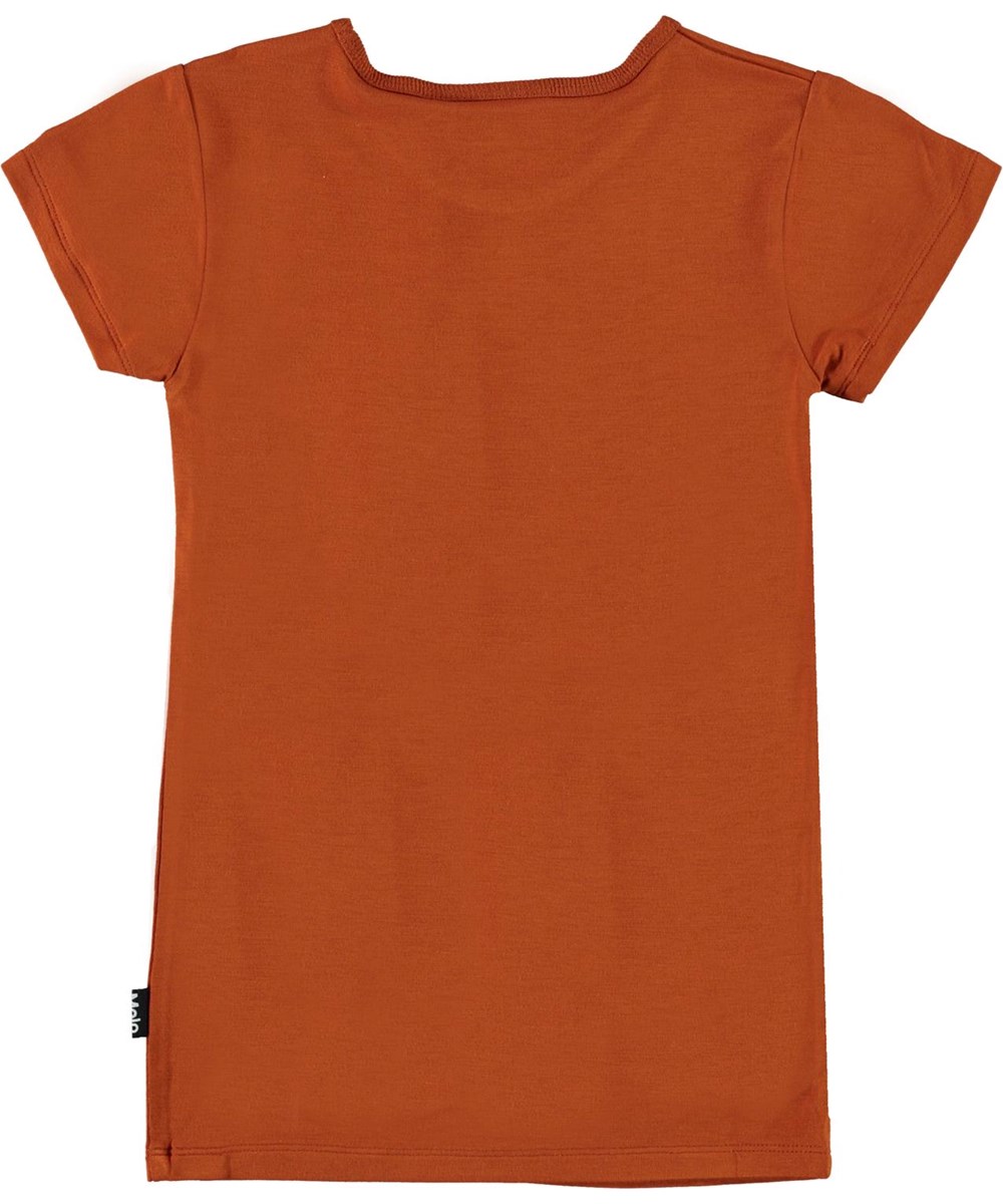 Rasmine - Autumn - Öko braunes T-Shirt