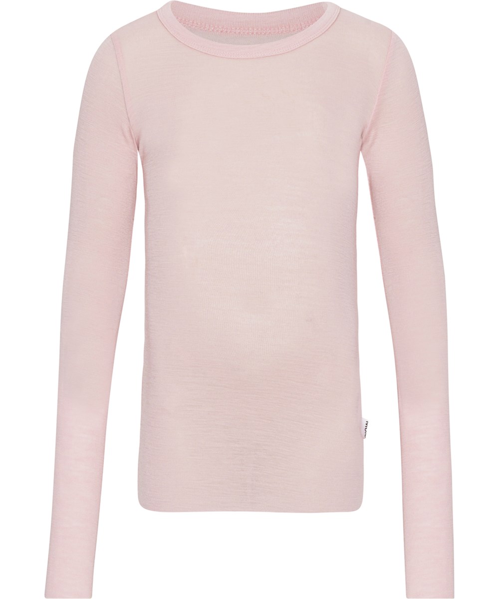 Rihanna Wool - Petal Blush - Rosa Pullover aus Merinowolle