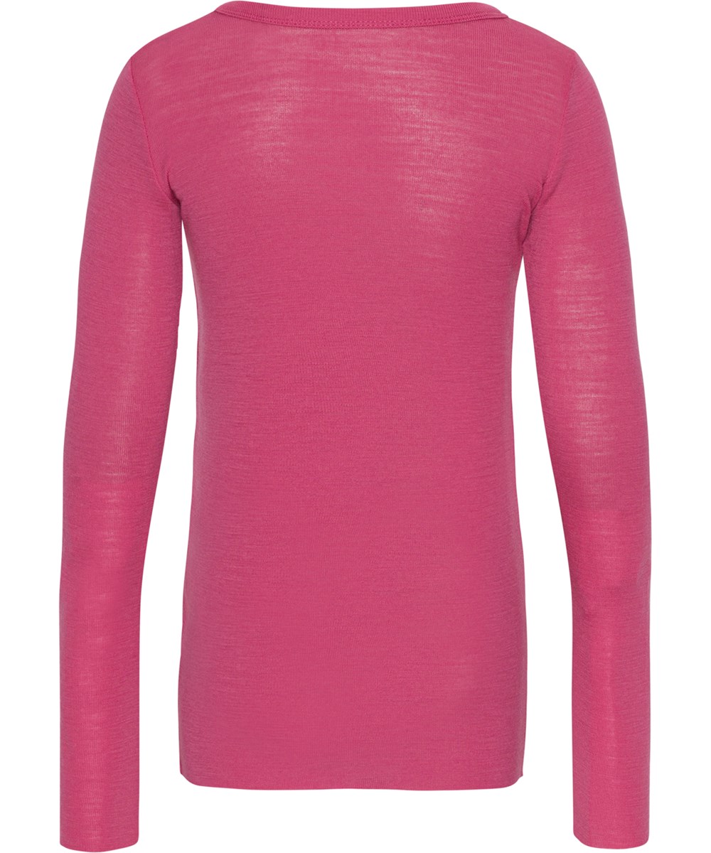 Rihanna Wool - Pink Magic - Pinkfarbener Pullover aus Merinowolle