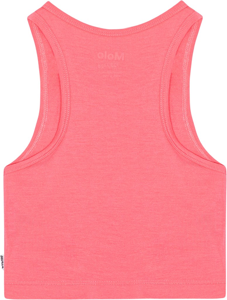 Rippi - Confetti - Korallenfarbenes, kurzes Tanktop aus weicher Viskose