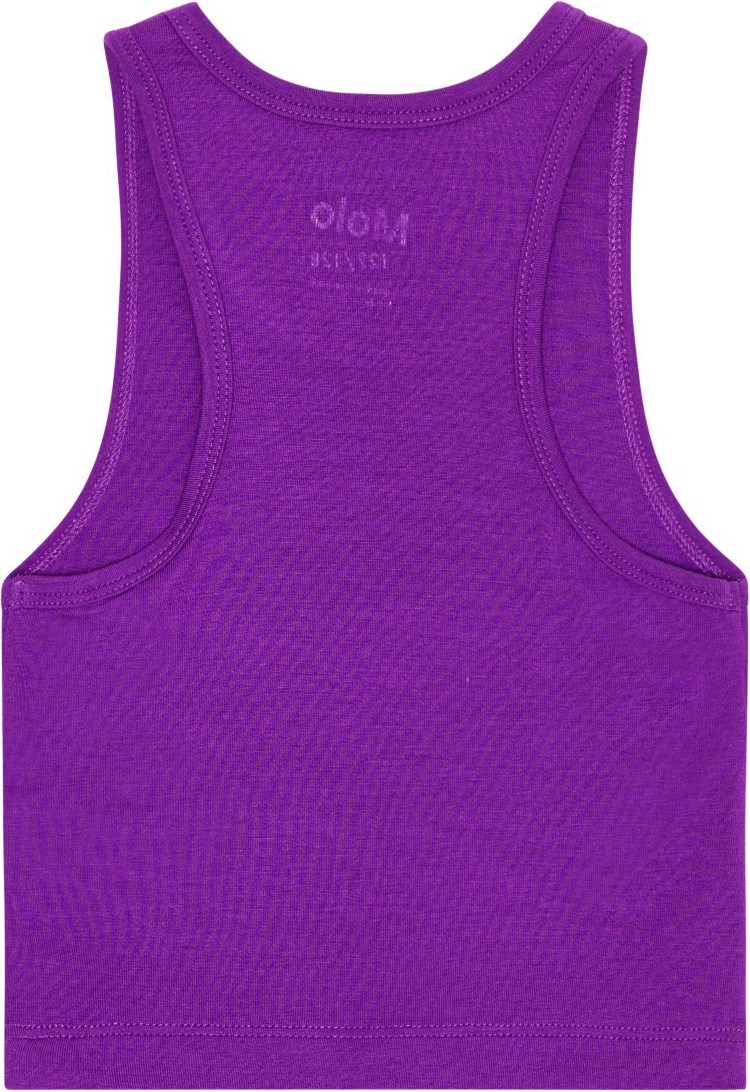 Rippi - Purple Dusk - Lila, kurzes Tanktop aus weicher Viskose