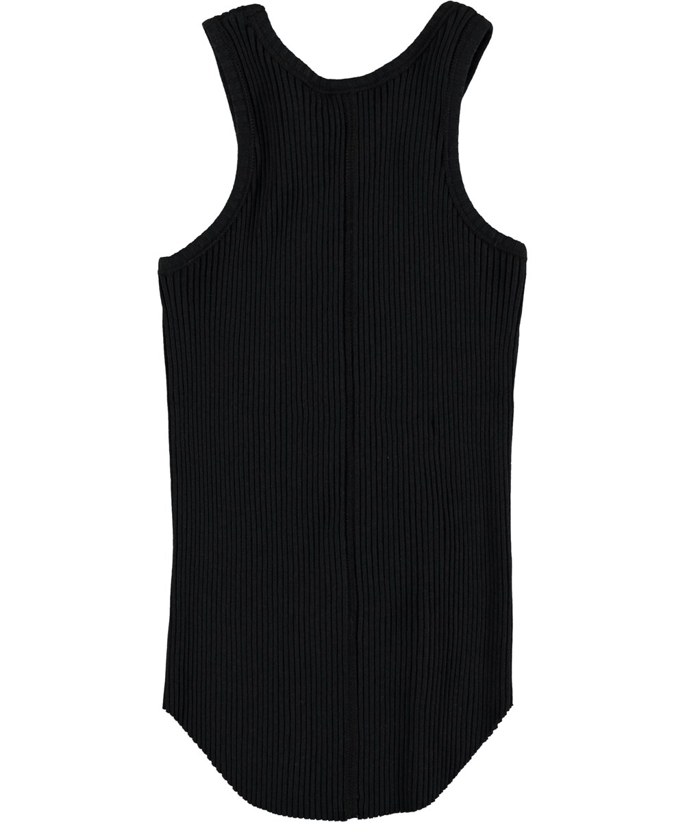 Roberta - Black - Schwarzes Tanktop  