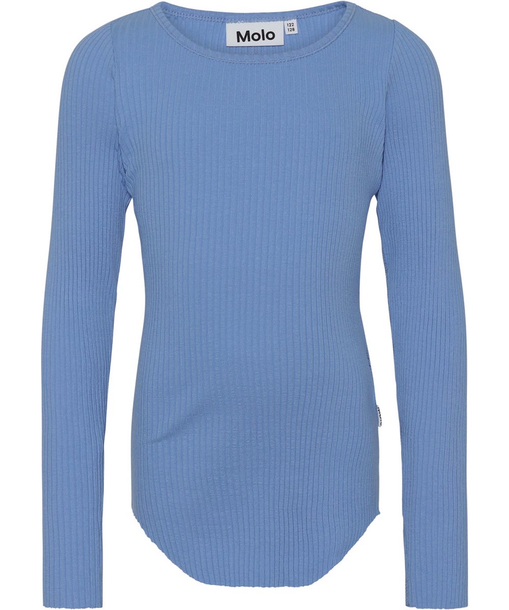 Rochelle 2-Pack - Star Blue - 2er-Pack Langarmshirt mit Blau und Hellgelb