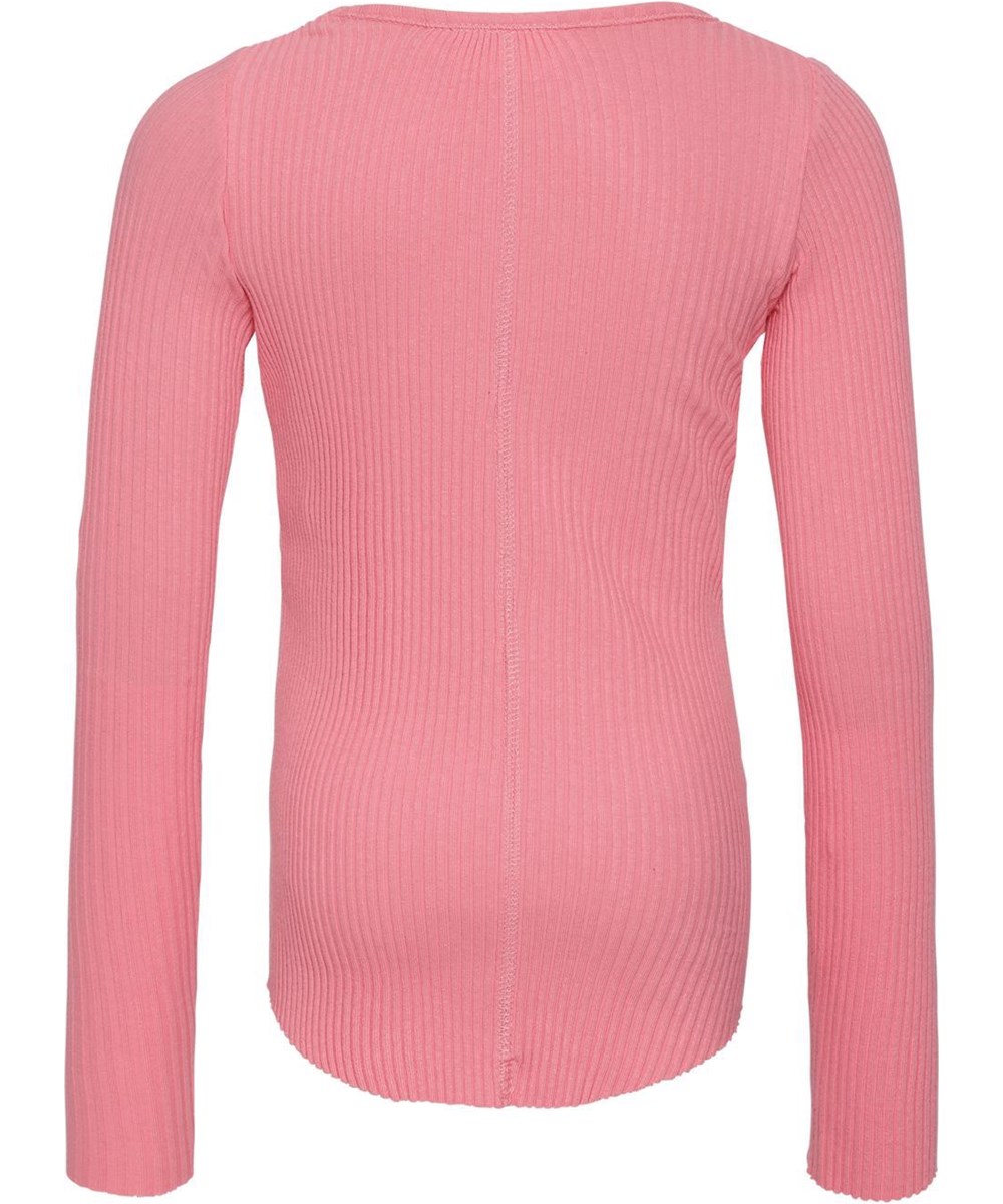 Rochelle - Hyper - Öko rosa Ripp-Pullover