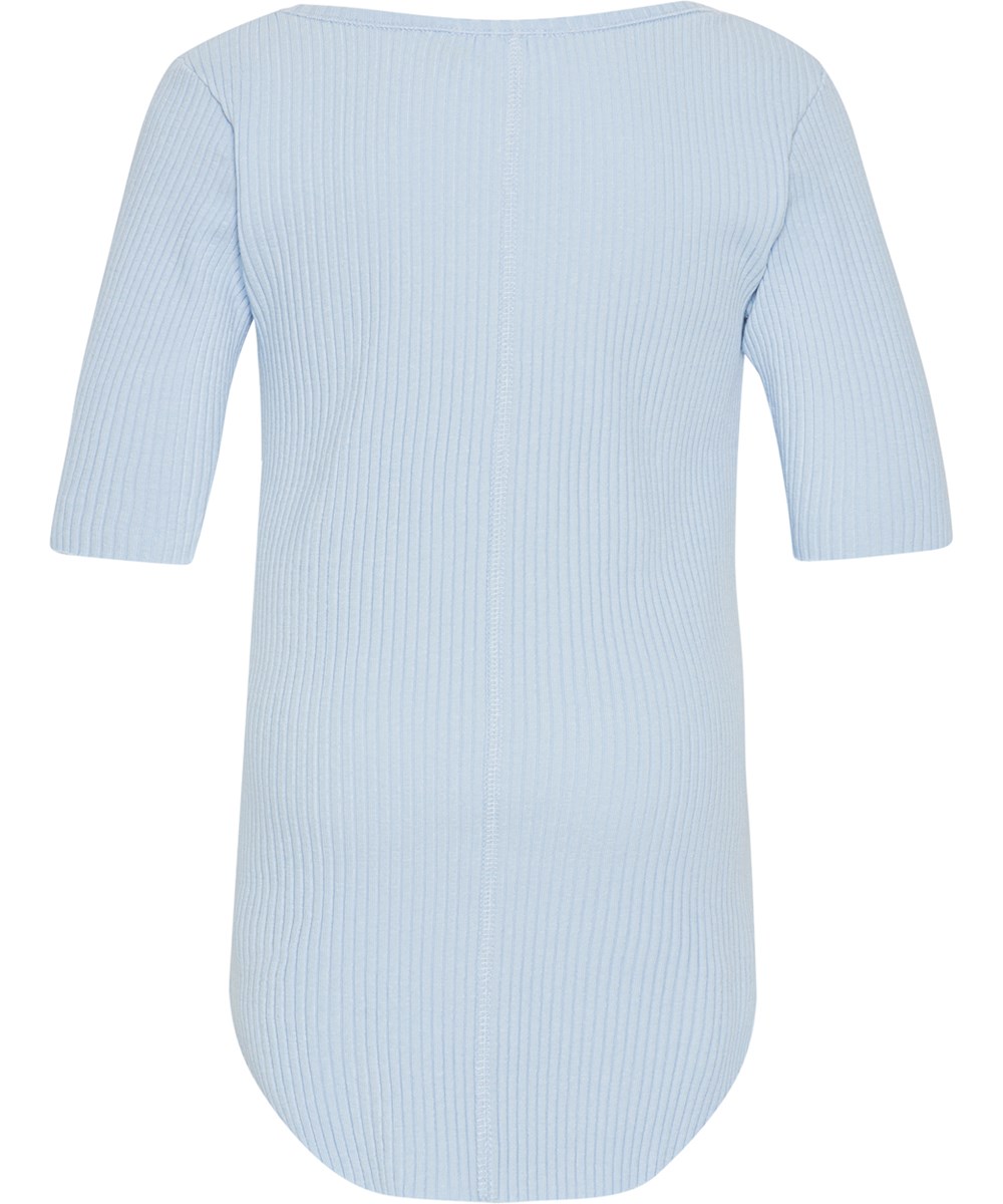 Ronelle - Windy - Öko-Ripp-T-Shirt in Hellblau