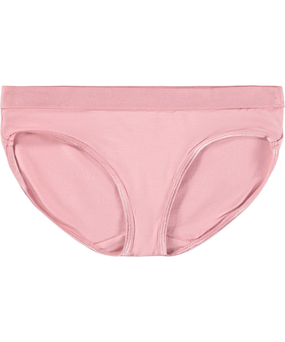 Jinny Set - Blush - Rosa Unterwäsche für Kinder aus weichem und dehnbarem Viskosestoff.