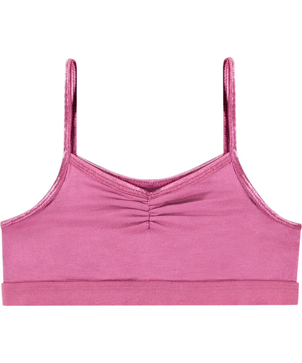 Jinny Set - Dark Rose - Rosa Stretch-Unterwäsche aus weicher Viskose.