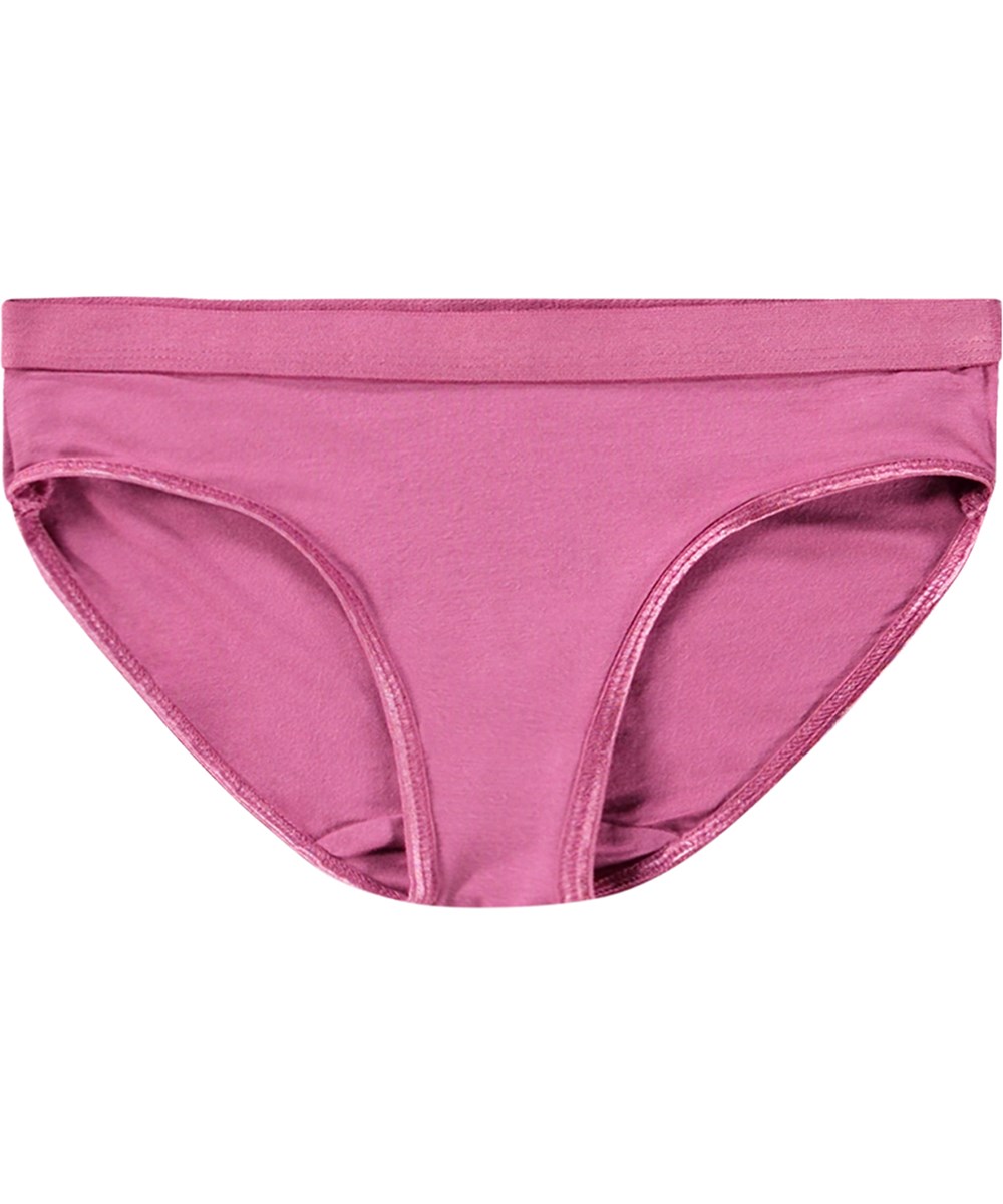 Jinny Set - Dark Rose - Rosa Stretch-Unterwäsche aus weicher Viskose.