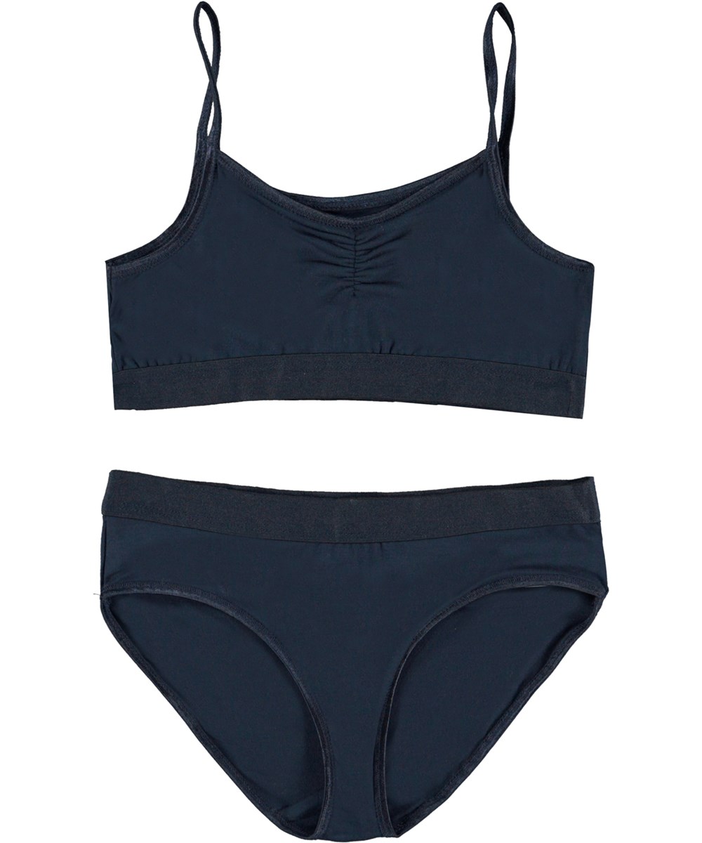 Jinny Set - Navy Sky - Dunkelblaues Unterwäscheset