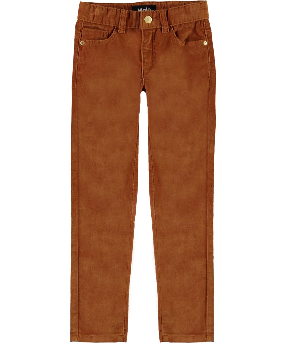 Adele - Deer - Slim bruine corduroy jeans