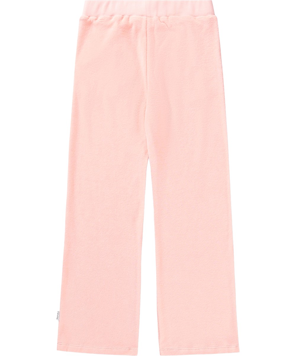 Adoria - Peach Bud - Roze kinderbroek gemaakt van biologisch katoenen fluweel