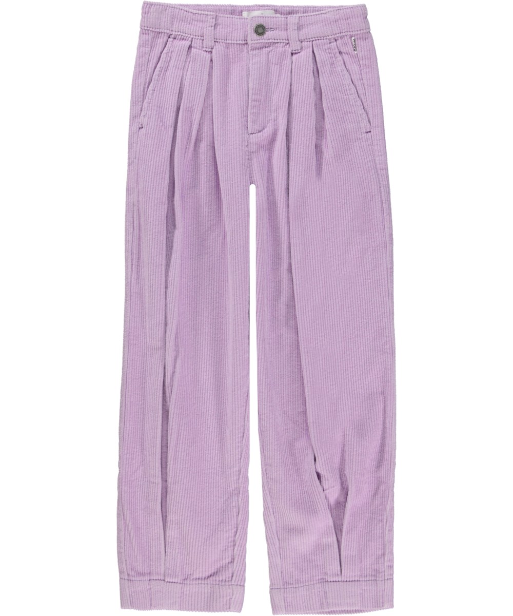 Aleen - Alpine Glow - Paarse broek in corduroy