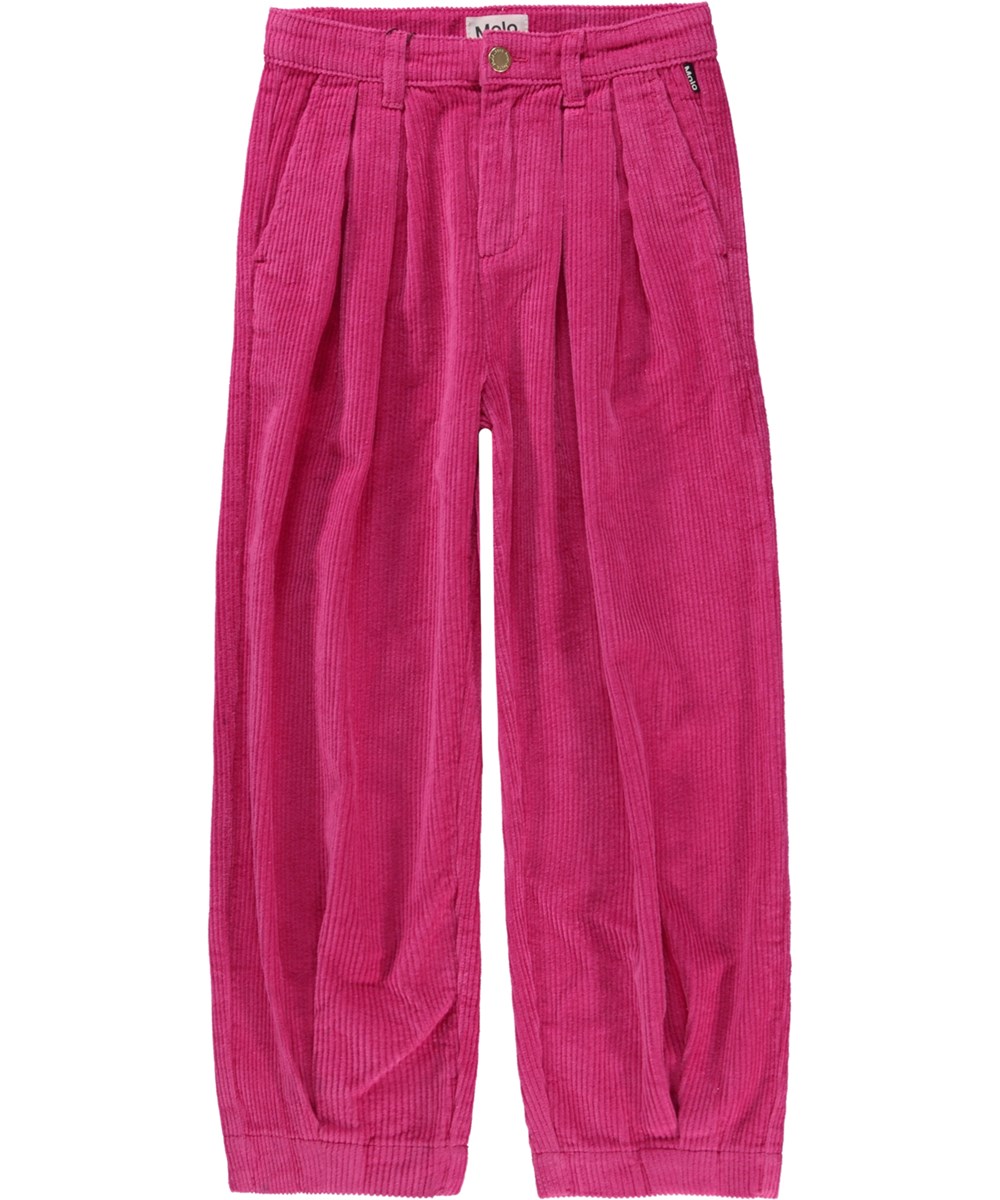 Aleen - Pink Magic - Roze broek in corduroy