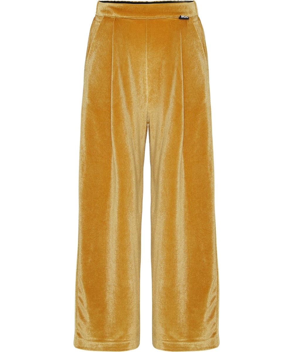 Alfa - Autumn Leaf - Gouden fluwelen broek