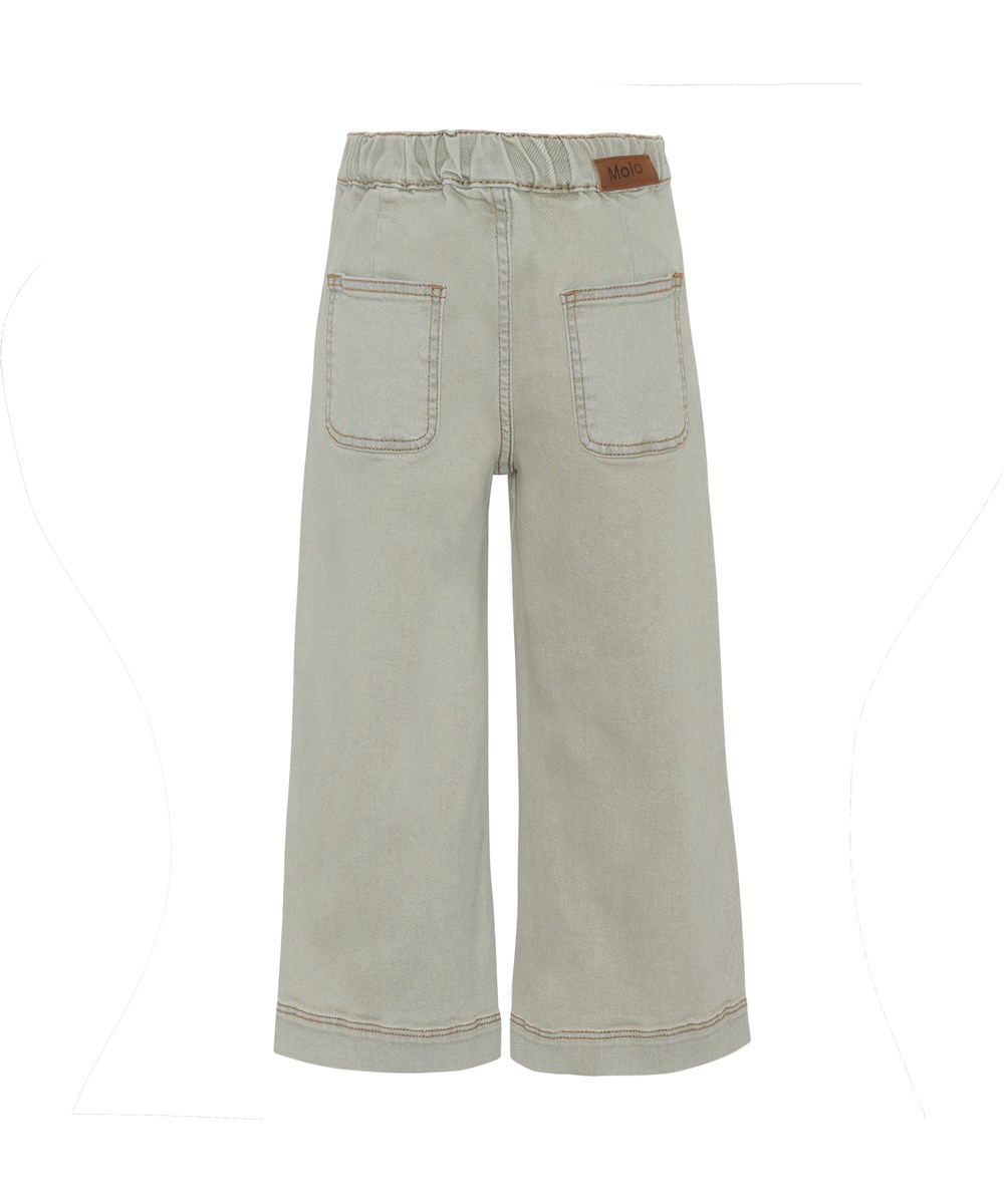 Alyna - Starlight - Lichtgekleurde gerecyclede culotte jeans