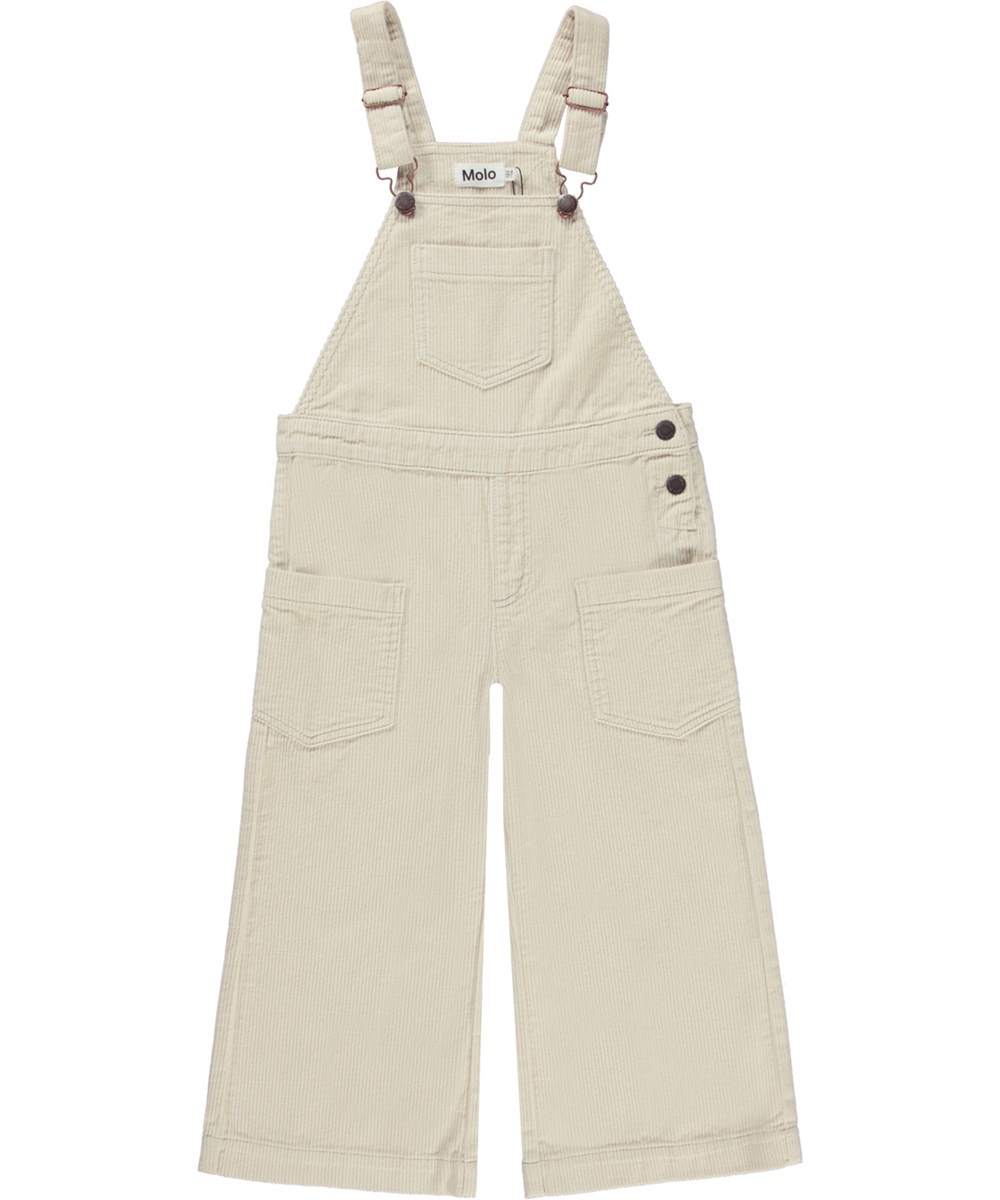 Amber - Pearled Ivory - Gebroken witte tuinbroek in corduroy