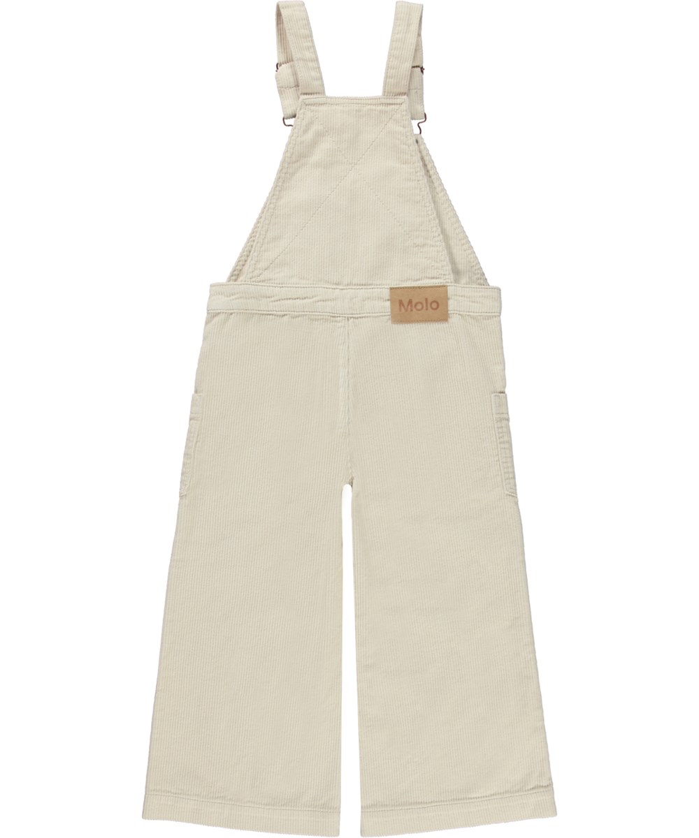 Amber - Pearled Ivory - Gebroken witte tuinbroek in corduroy