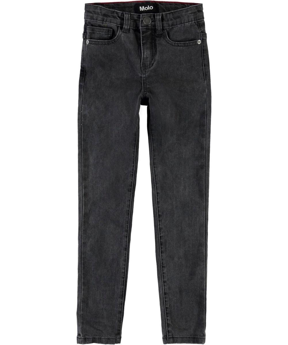 Angelica - Bluish Black - Zwarte slim fit jeans