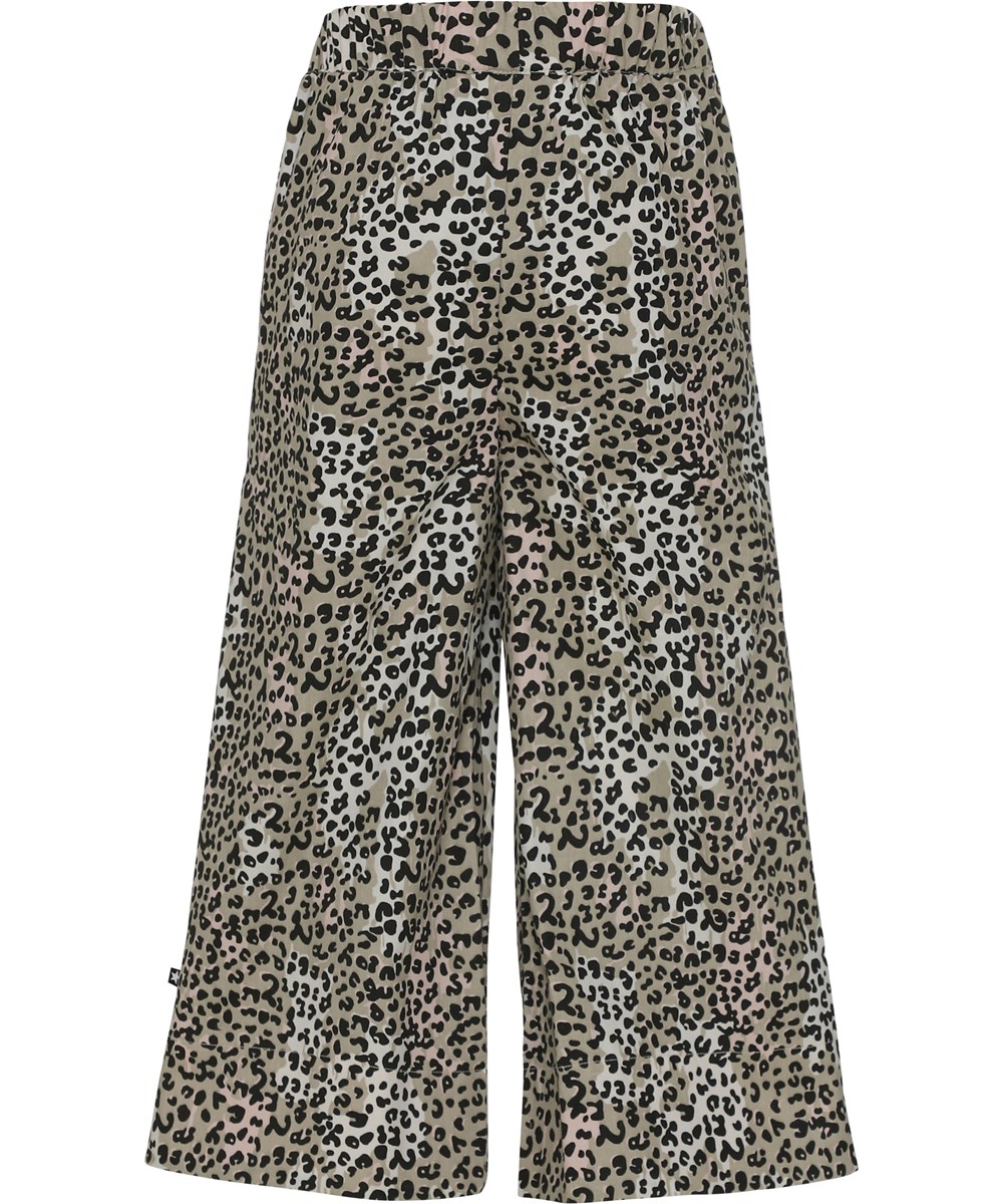 Annemarie - Mini Leo - Wijde broek in luipaardprint