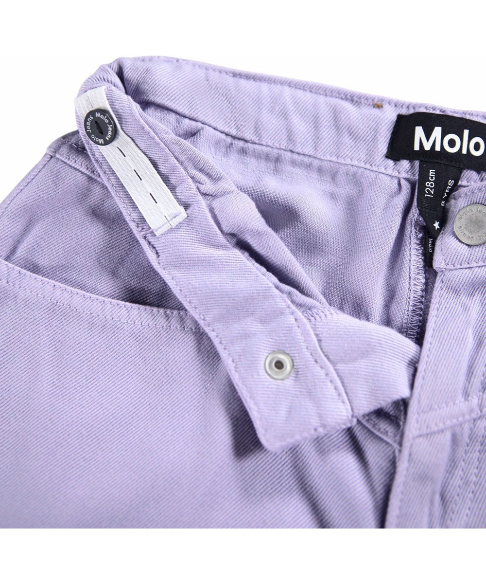 Augustine - Faded Purple - Lichtpaarse spijkerbroek voor kinderen gemaakt van katoen en viscose.