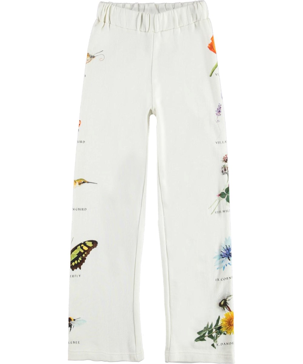 Aurita - Pollen Text - Joggingbroek met insecten en bloemen