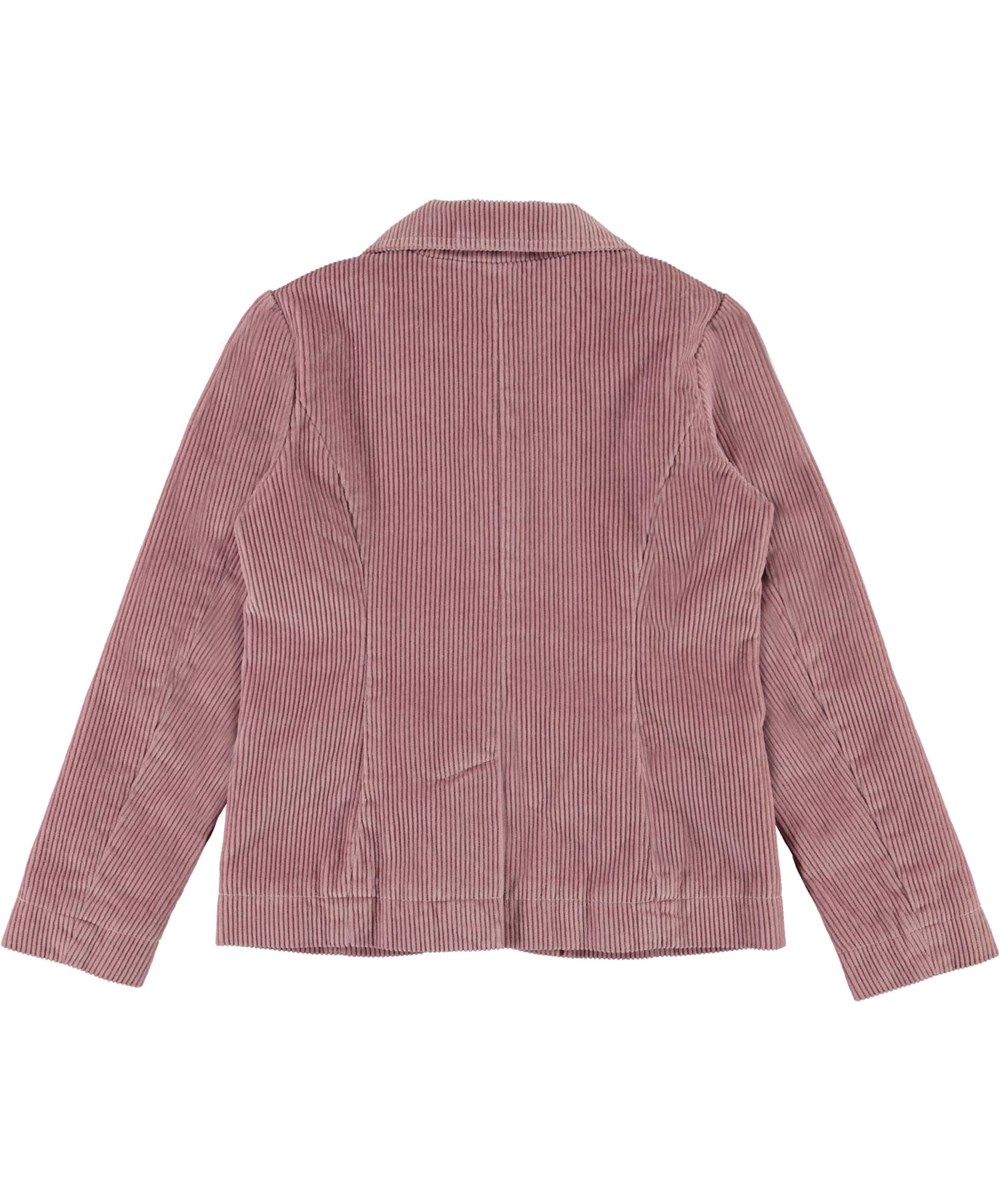 Harrietta - Rosequartz - Roze corduroy jas