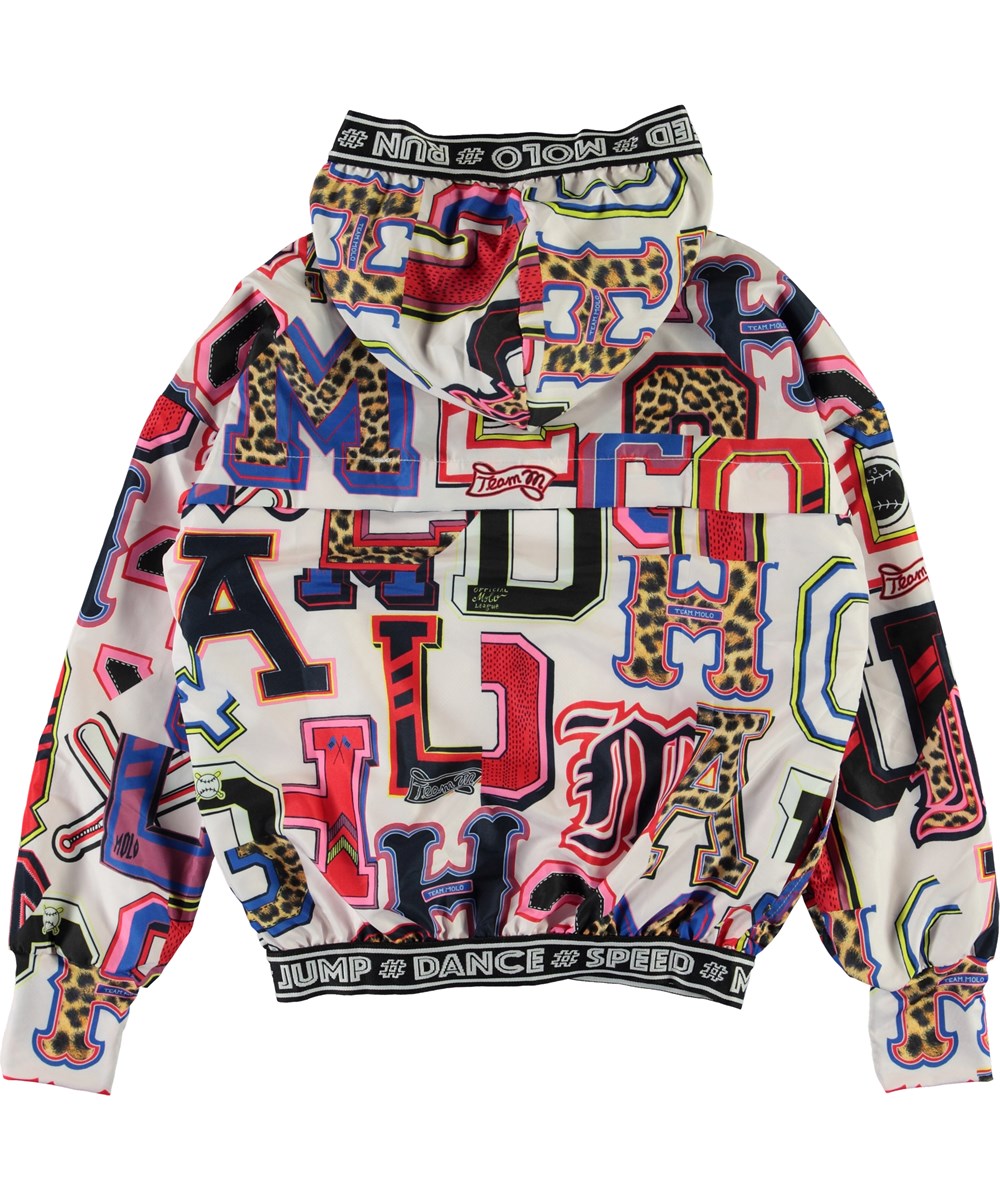 Ophelia - Typo - Sportjack met grafische letters