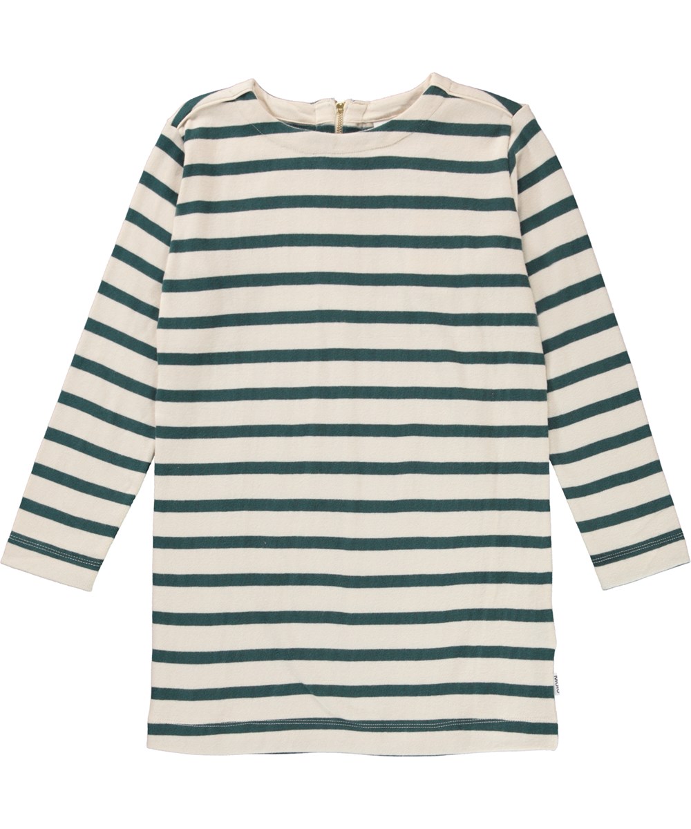 Camira - Wild Ivory Stripe - Biologische gestreepte jurk