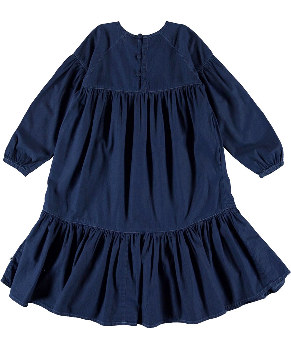 Cecily - Pure Indigo - Donkerblauwe spijkerjurk
