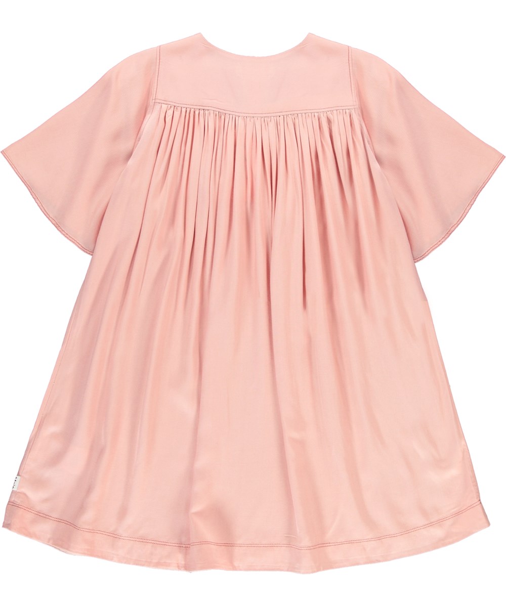 Chalice - Blossom - Lichtroze jurk met wijde mouwen