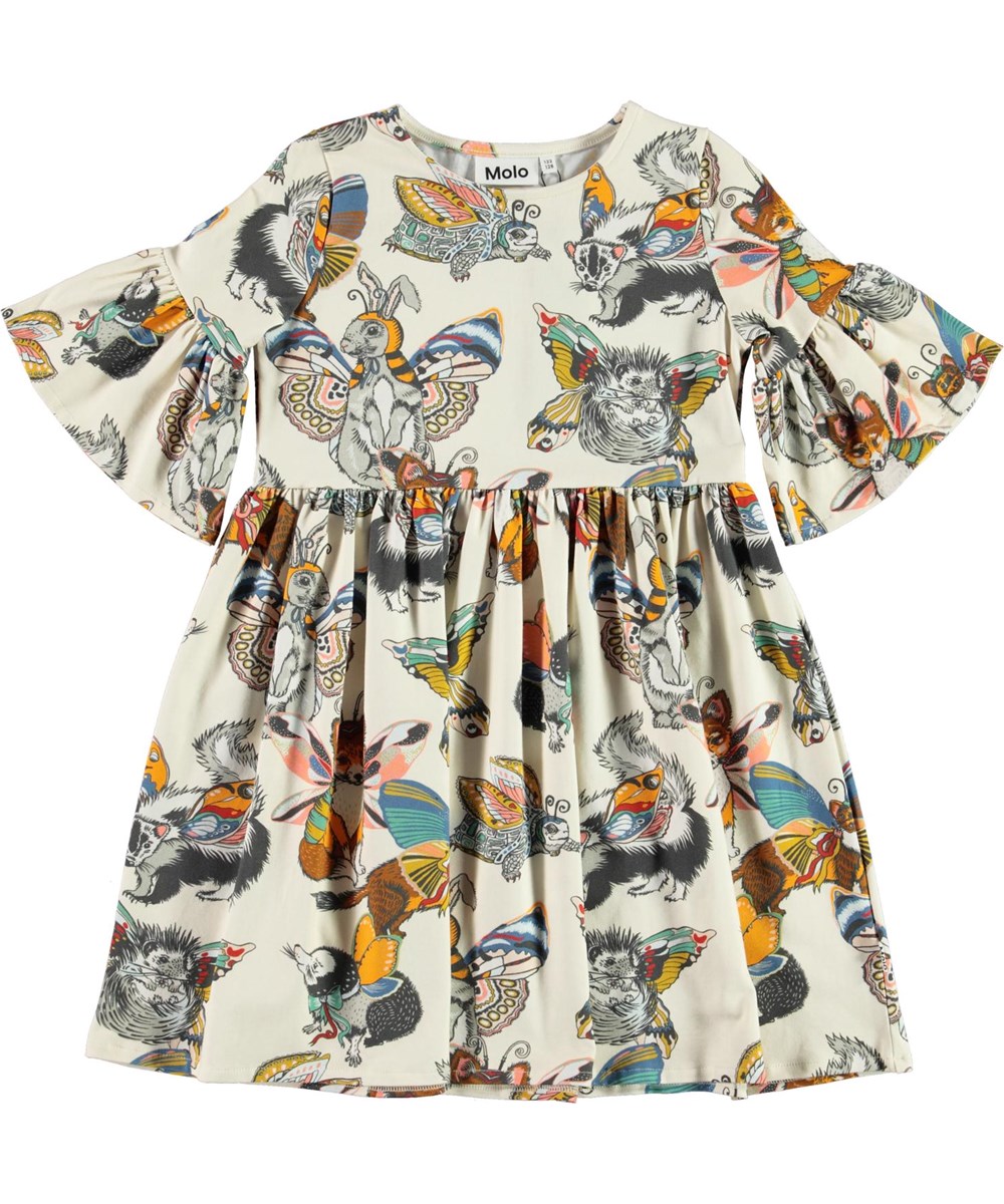 Chasity - Hedgerow Buzz - Biologische jurk  met dierenprint