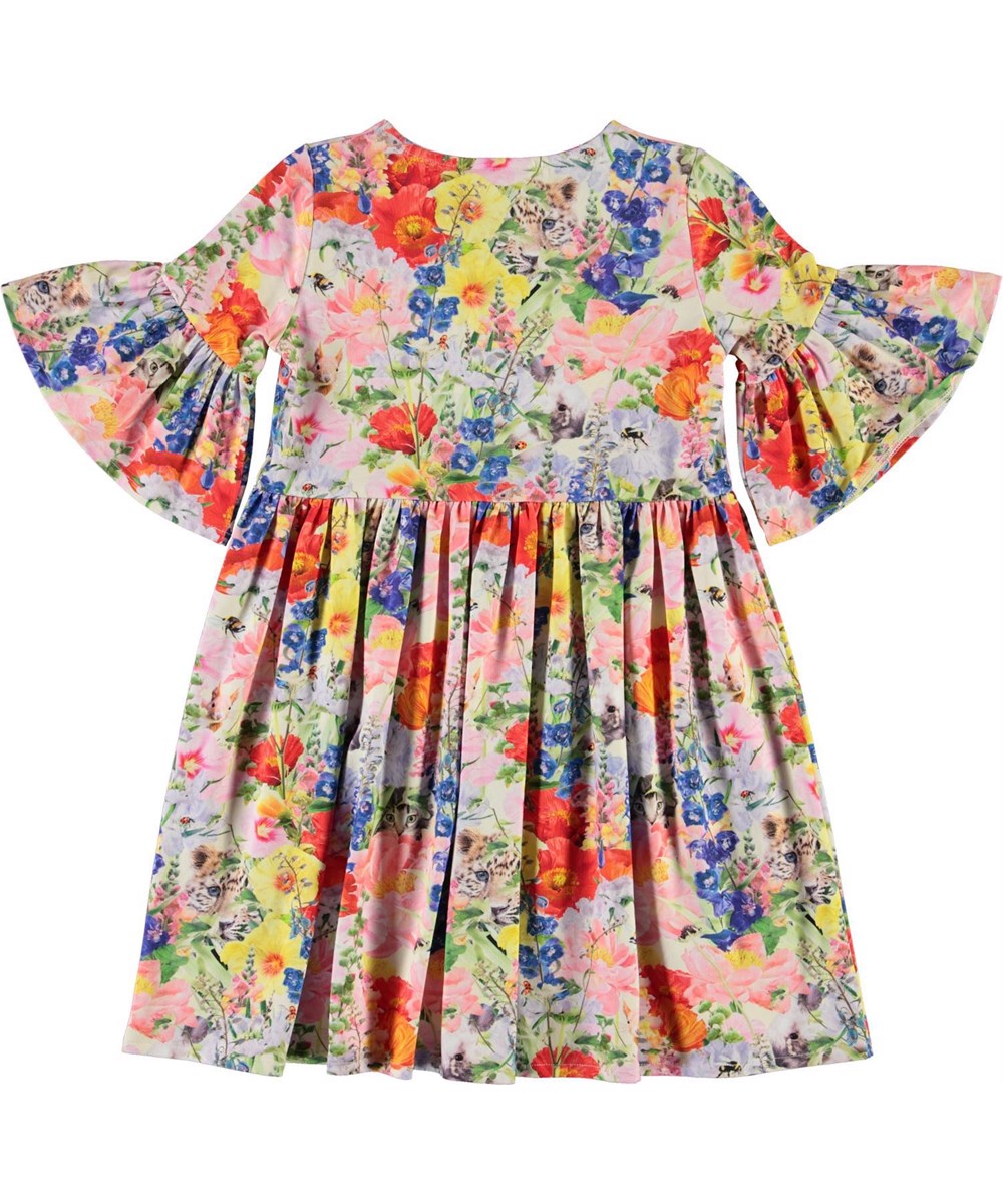 Chasity - Hide And Seek - Roze biologische jurk met bloemen