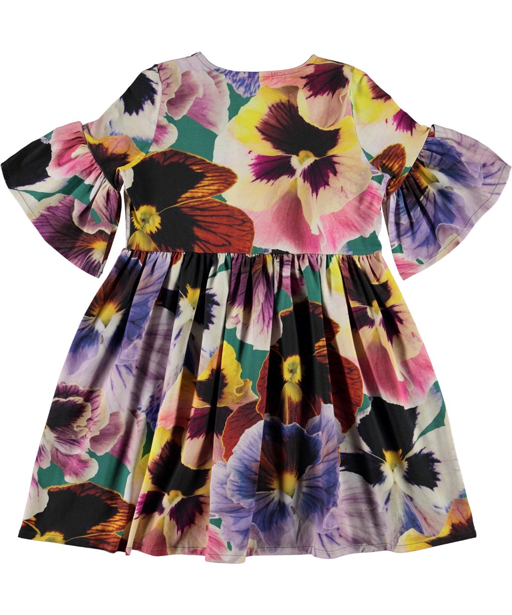 Chasity - Velvet Floral - Biologische jurk met bloemenprint