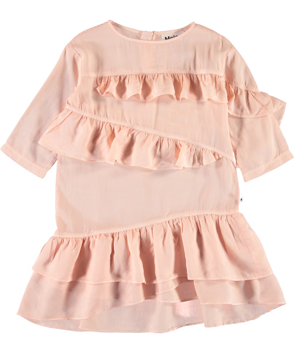 Cher - Powder - Roze jurk met ruches