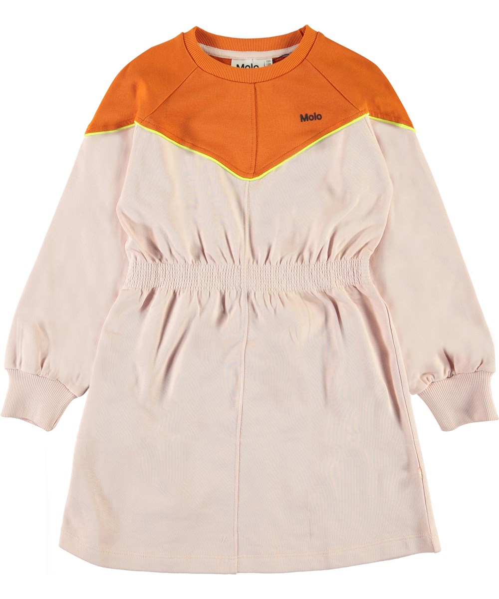 Colleta - Powder - Sportieve roze en oranje jurk