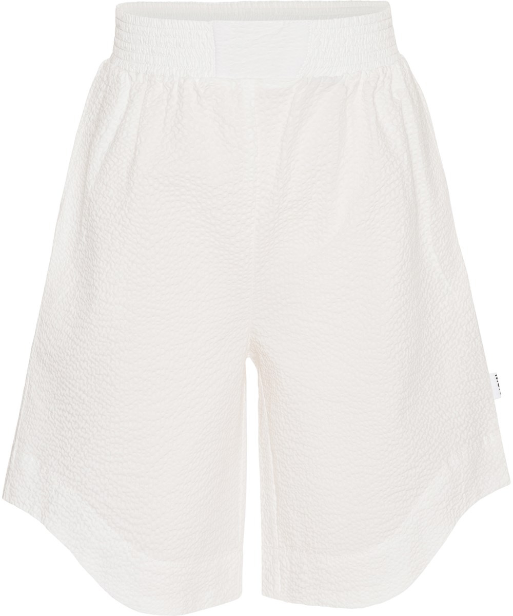 Alice - White - Witte short met hoge taille