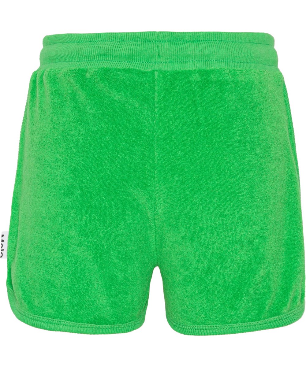 Aliya - Classic Green - Sportieve groene short van zacht katoenen badstof