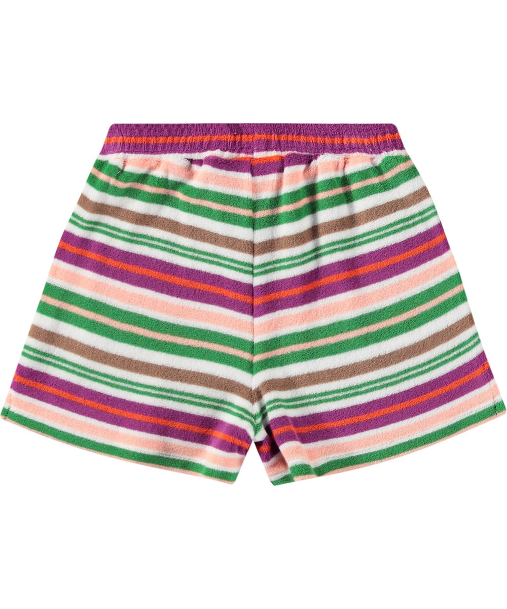 Angel - Exotic Stripe - Gestreepte kindershort van katoenen badstof.