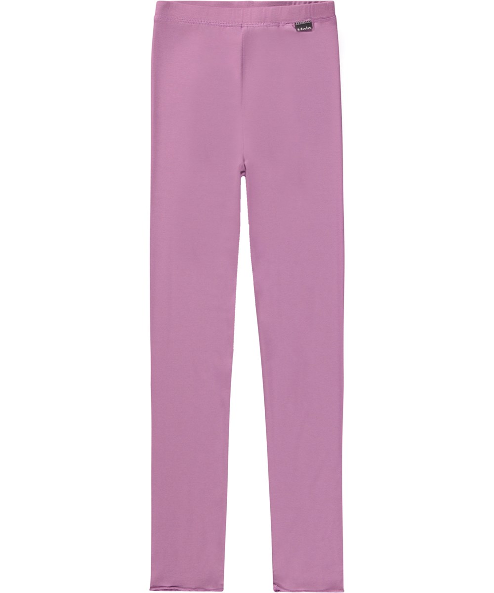 Nadine - Purple Ray - Paarse legging in viscose jersey