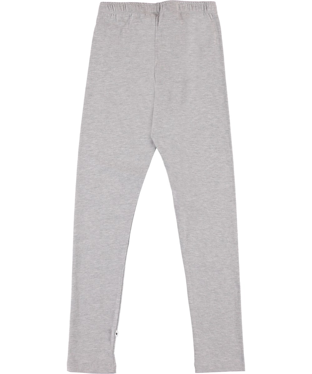 Nica - Light Grey Melange - Biologische grijze legging
