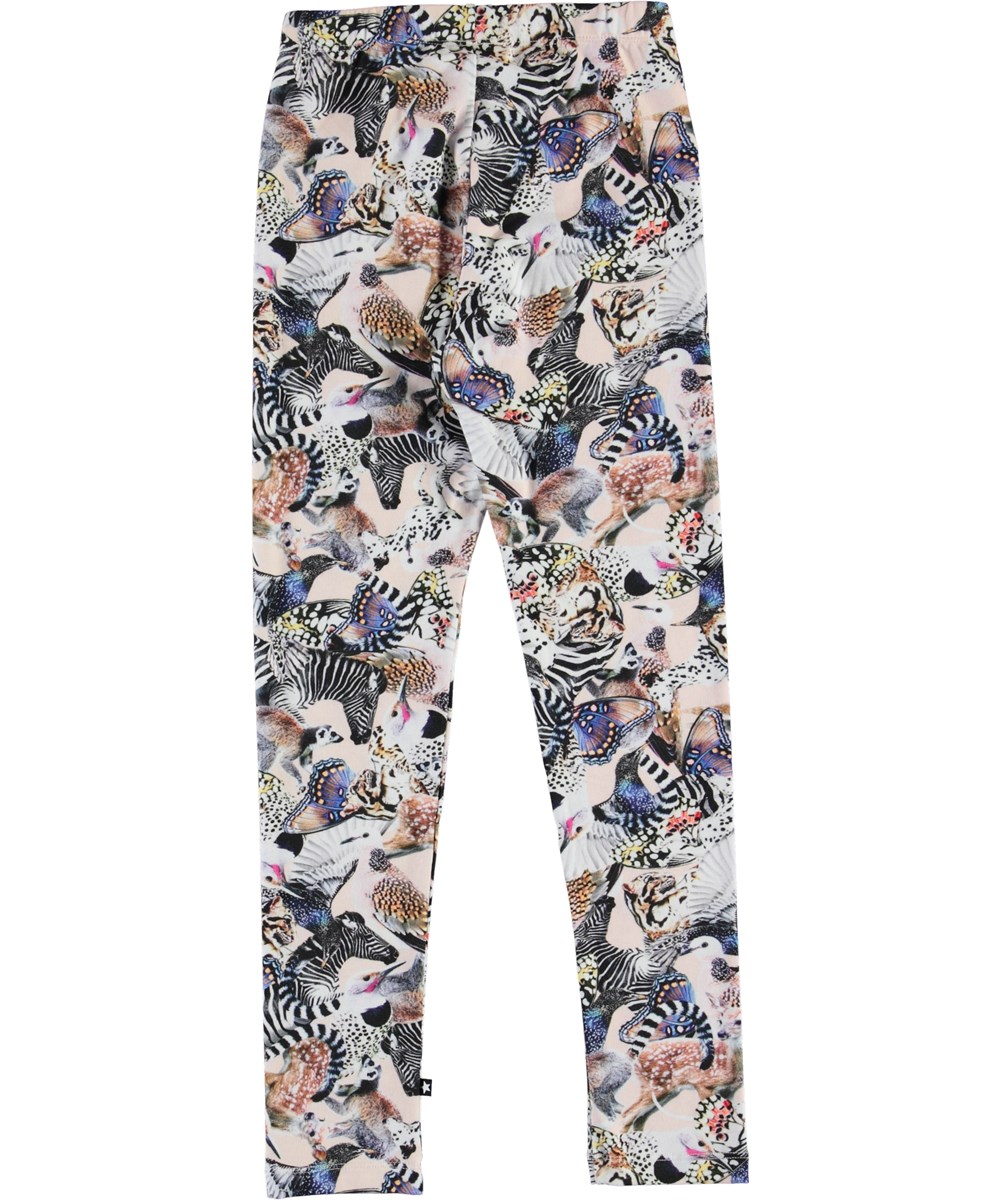 Niki - Twister - Biologische legging met dierenprint