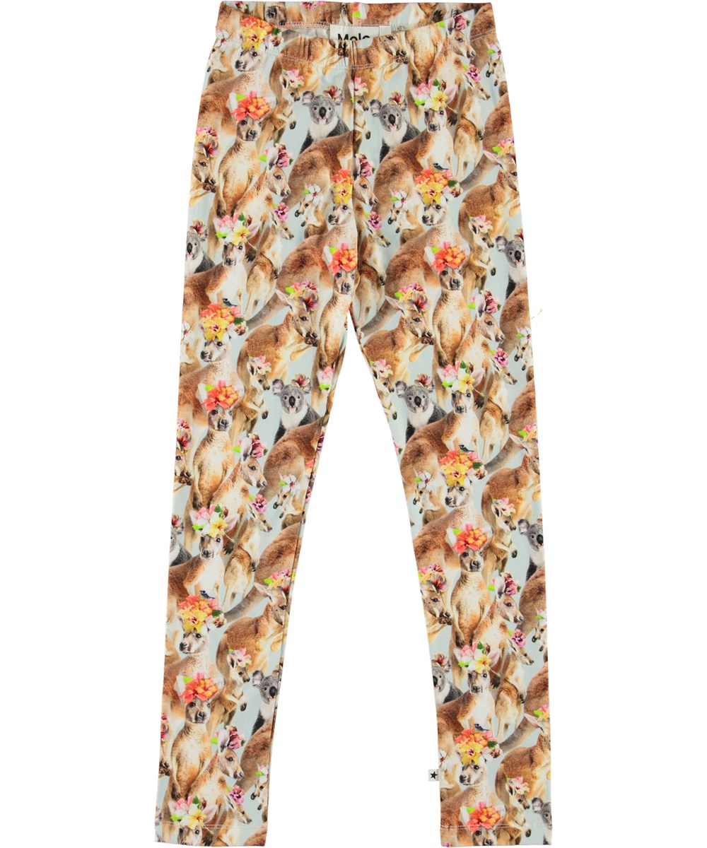 Niki - Kindred Kangaroo - Biologische legging met kangoeroe’s