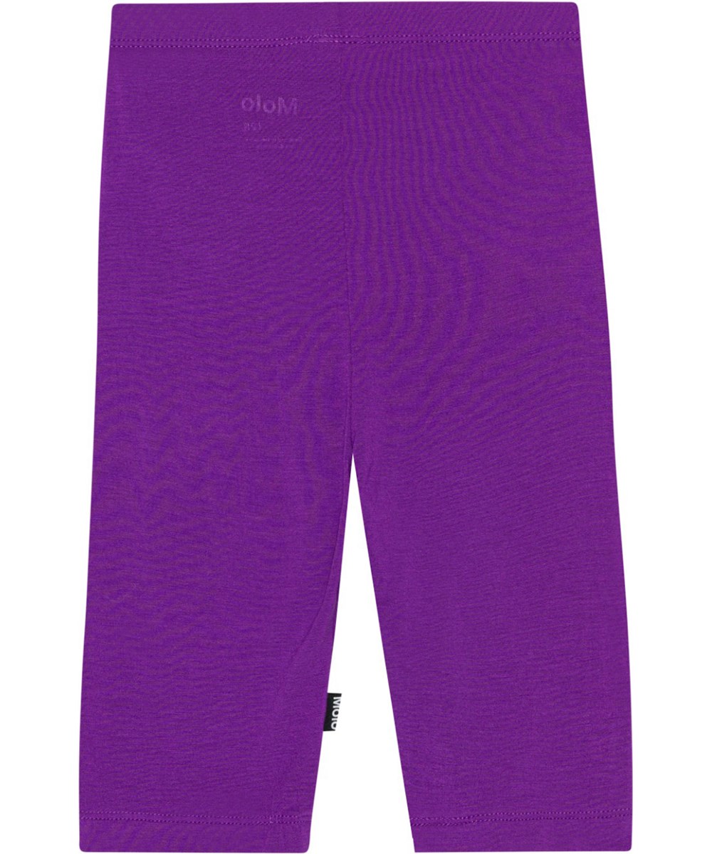 Noa - Purple Dusk - Paarse halflange legging van zacht elastische viscose