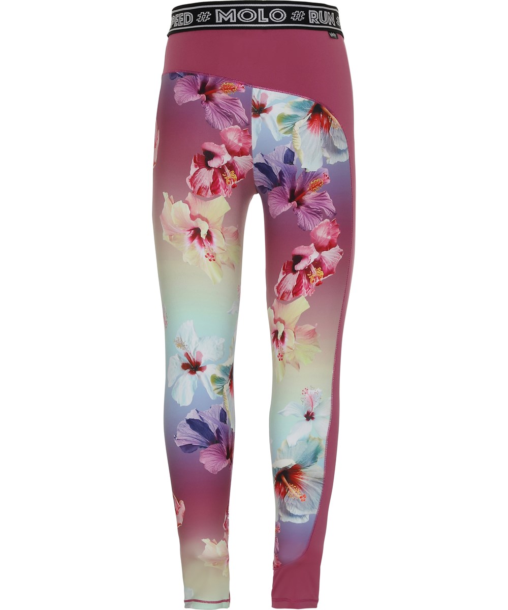 Olympia - Hibiscus Rainbow - Gebloemde sportlegging